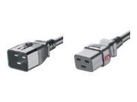 Panduit SmartZone G5 - Power cable - IEC 60320 C20 locking to IEC 60320 C19 locking - AC 250 V - 16 A - 3 ft - black - for P/N: LPCB12-X