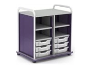 Paragon A&D Crossfit Storage - Trolley - 20 drawers - 4 shelves - 16 gauge tubular steel, TFM CFD60OF17CO-918YZY