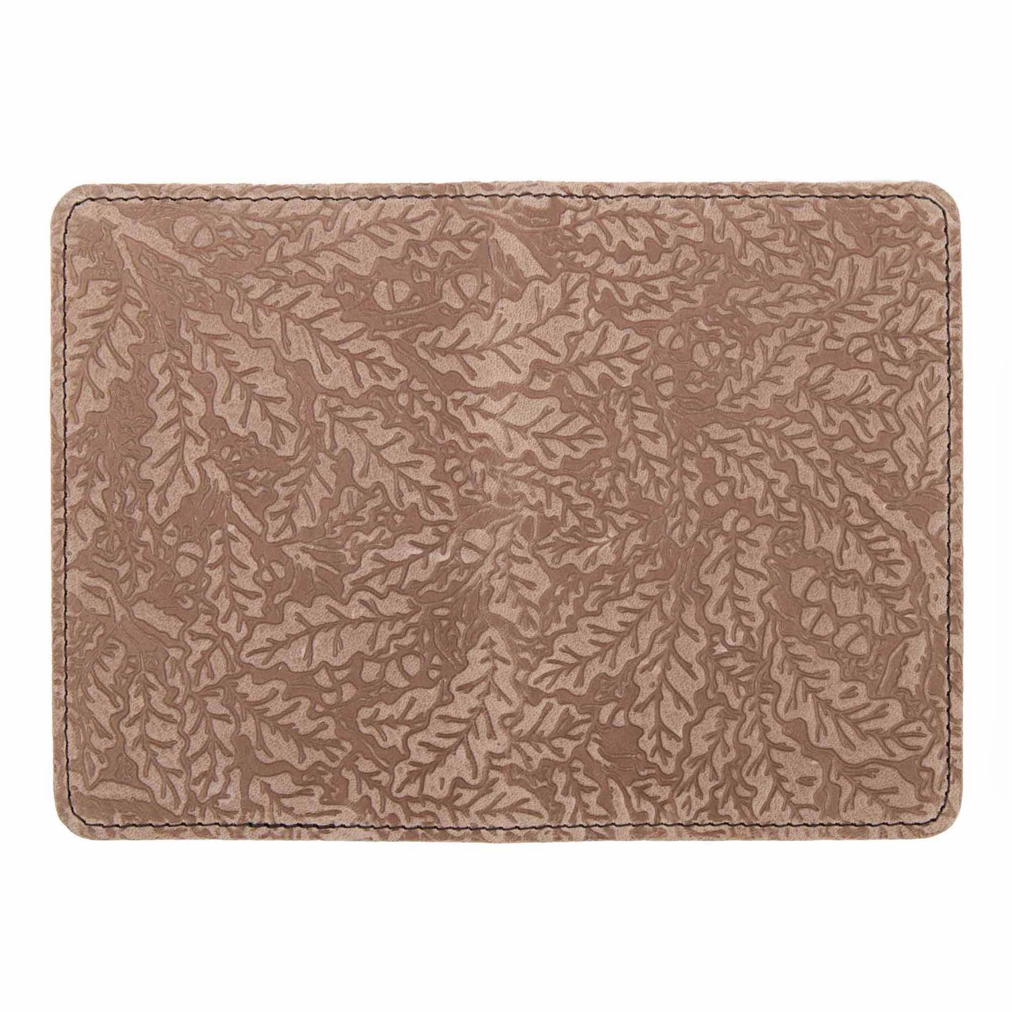 Pocket Notebook Cover, Oak Leaves, Adventure