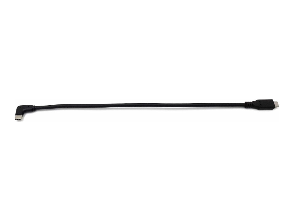 POE Texas - USB cable - 24 pin USB-C (M) to 24 pin USB-C (M) right-angled - 10 ft - bi-directional, Fast Charging USBC-RC-60W-300CM