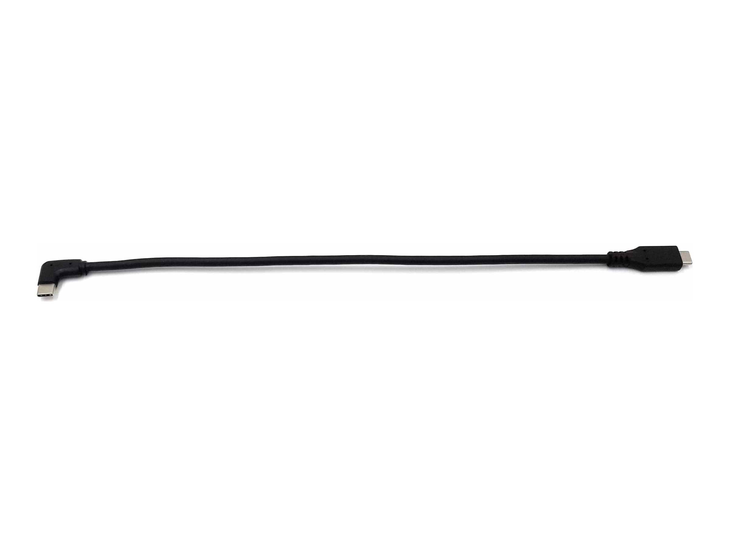POE Texas - USB cable - 24 pin USB-C (M) to 24 pin USB-C (M) right-angled - 10 ft - bi-directional, Fast Charging USBC-RC-60W-300CM