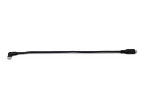 POE Texas - USB cable - 24 pin USB-C (M) to 24 pin USB-C (M) right-angled - 10 ft - bi-directional, Fast Charging USBC-RC-60W-300CM