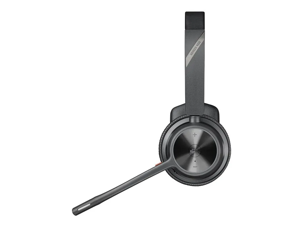 Poly Voyager 4310-M - Voyager 4300 series - headset - on-ear - Bluetooth - wireless, wired - USB-C - black - Zoom Certified, 7E2L9AA#ABA