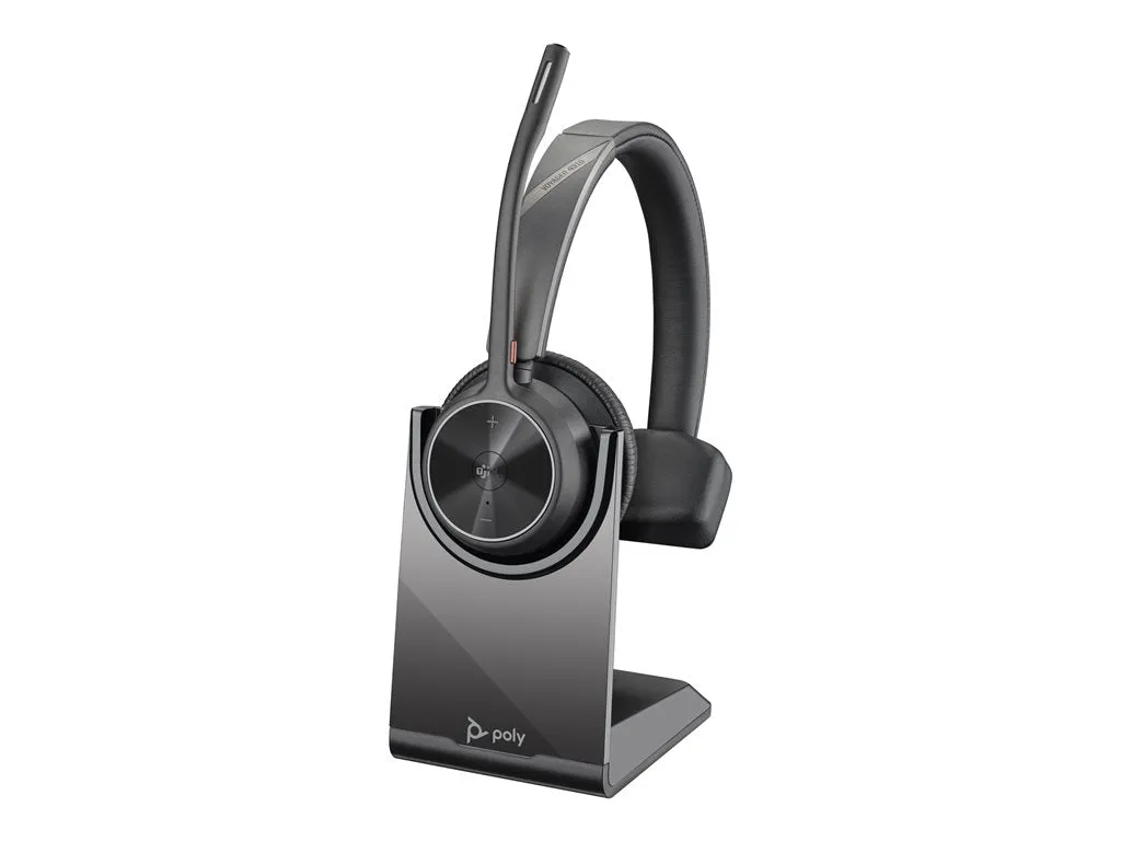 Poly Voyager 4310-M - Voyager 4300 series - headset - on-ear - Bluetooth - wireless, wired - USB-C - black - Zoom Certified, 7E2L9AA#ABA