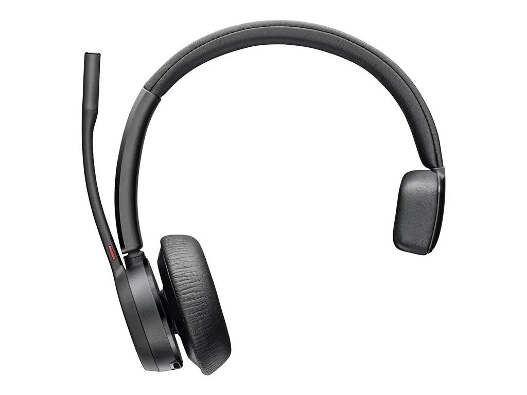 Poly Voyager 4310-M - Voyager 4300 series - headset - on-ear - Bluetooth - wireless, wired - USB-C - black - Zoom Certified, 7E2L9AA#ABA