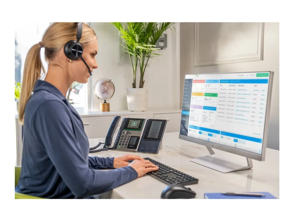 Poly Voyager 4310 - Voyager 4300 series - headset - on-ear - Bluetooth - wireless, wired - active noise canceling - USB-C - black 7E2L8AA#ABA