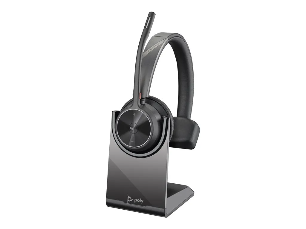 Poly Voyager 4310 - Voyager 4300 series - headset - on-ear - Bluetooth - wireless, wired - active noise canceling - USB-C - black 7E2L8AA#ABA