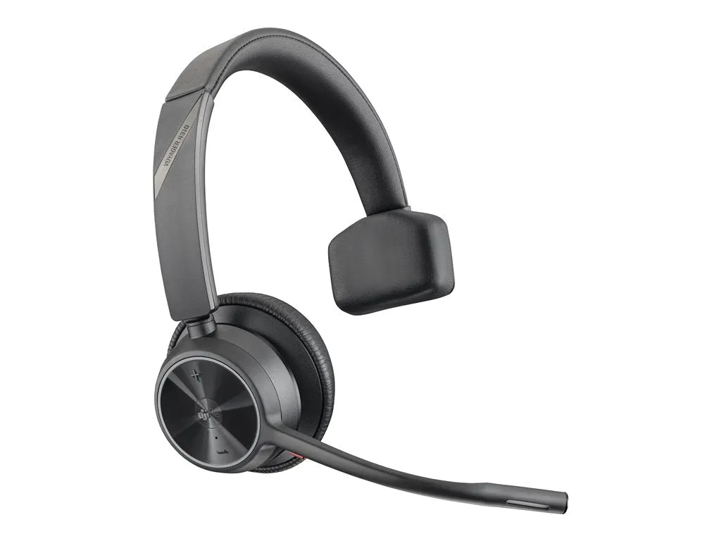 Poly Voyager 4310 - Voyager 4300 series - headset - on-ear - Bluetooth - wireless, wired - active noise canceling - USB-C - black 7E2L8AA#ABA