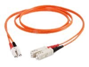 Quiktron Value Series - Patch cable - LC multi-mode (M) to SC multi-mode (M) - 5 m - fiber optic - duplex - 62.5 / 125 micron 810-L32-017