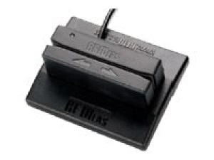 rf IDEAS pcSwipe Keystroke - Magnetic card reader (Tracks 1, 2 & 3) - USB - black MS3-00M1AKU