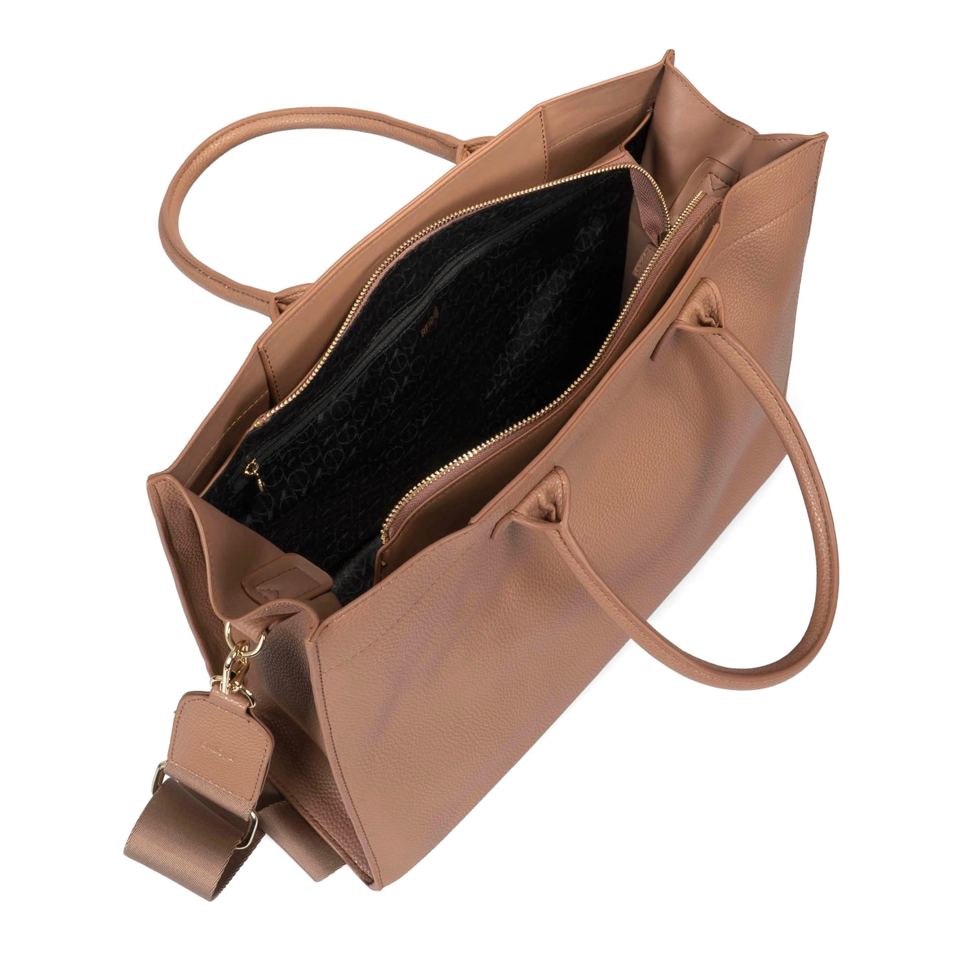 Riona Regina RFID Large Tote pebbled