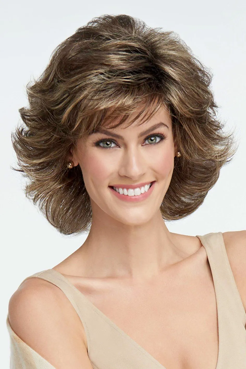 Sale - Raquel Welch Wigs - Breeze - Color: Shaded Golden Wheat (SS14/88)