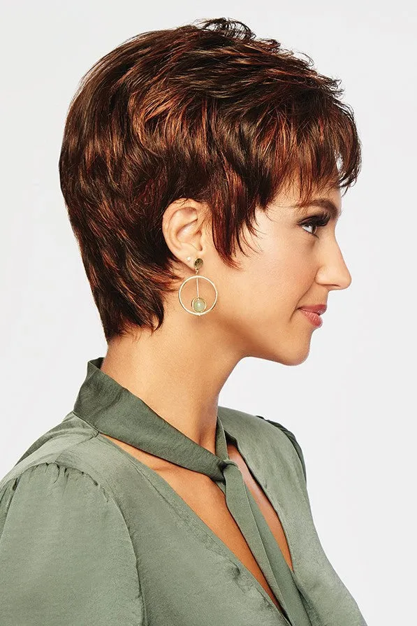 Sale - Raquel Welch Wigs - Winner - Large - Color: Shaded Iced Java (SS4/10)