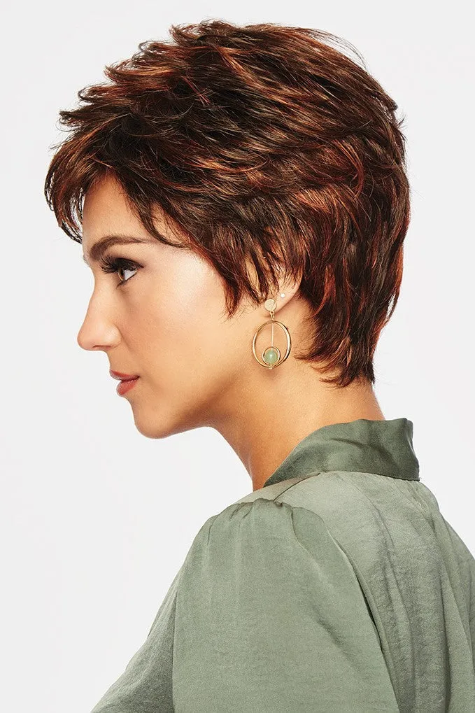 Sale - Raquel Welch Wigs - Winner - Large - Color: Shaded Iced Java (SS4/10)
