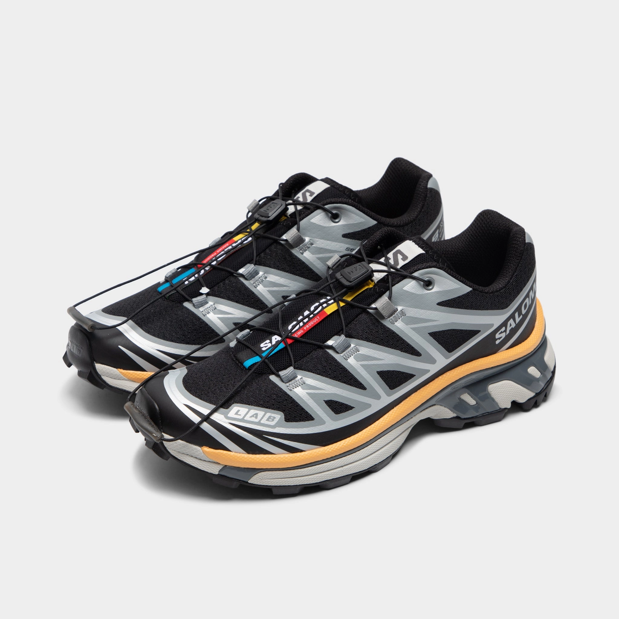 Salomon XT-6 Black / Silver - Warm Apricot