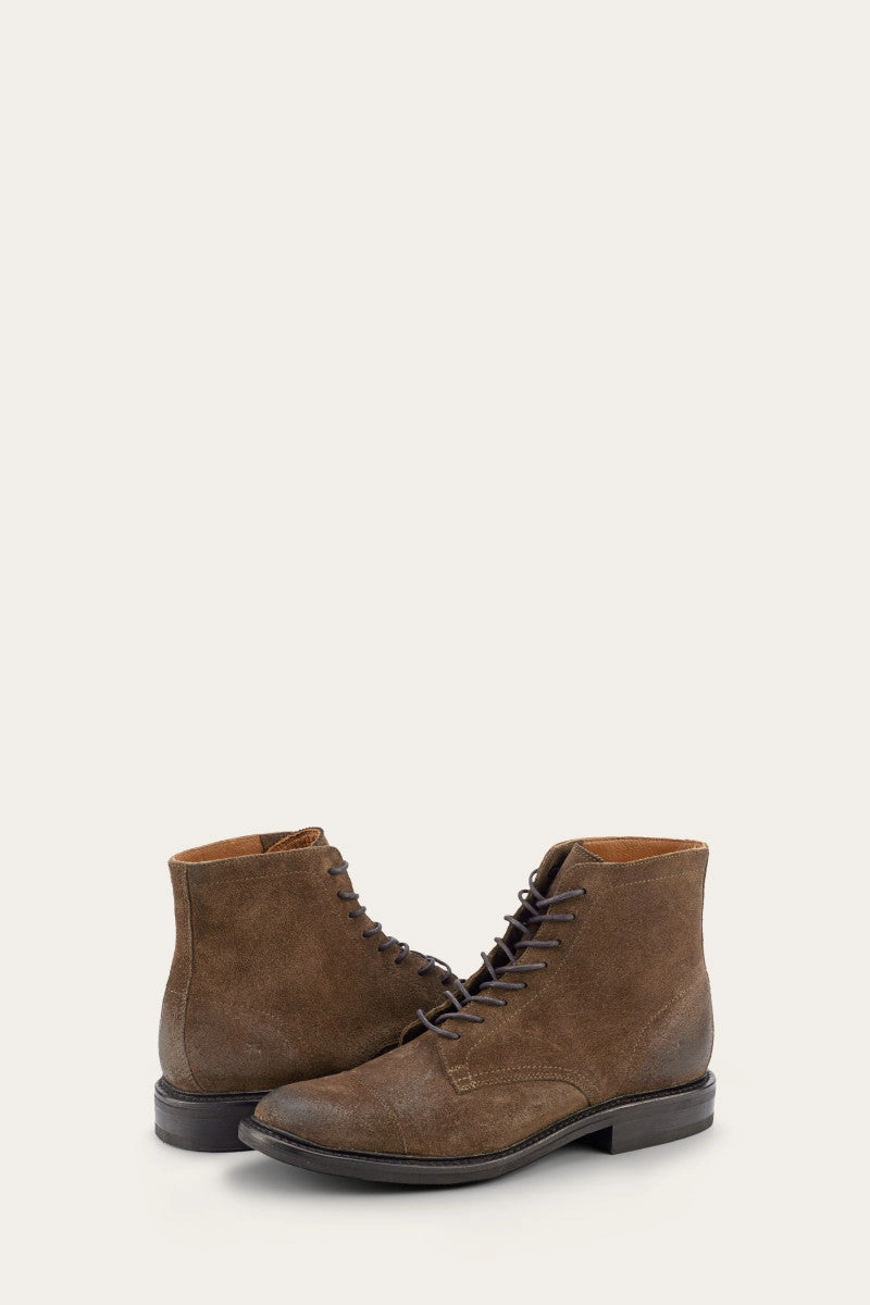 Seth Cap Toe Lace Up - Dark Brown - Pre-Loved