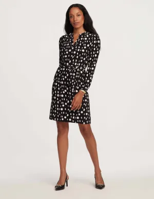 Split Neck Shirtdress- Sale