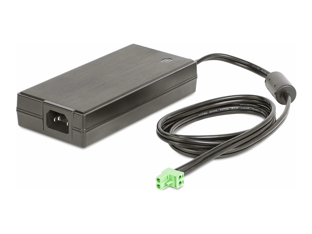 StarTech.com 160W Universal DC Power Adapter (24V/6.6A), 2-Wire Cord and 2/3-Pin Terminal Blocks, 100-240V AC/DC External Power 160W-POWER-ADAPTER