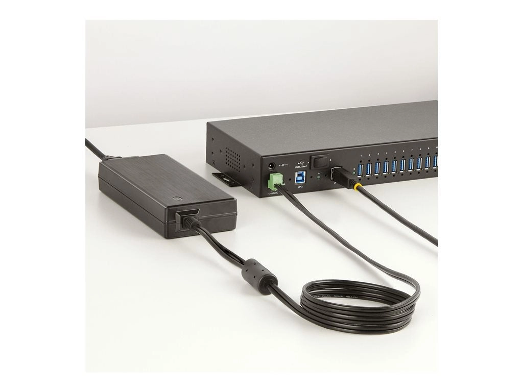 StarTech.com 160W Universal DC Power Adapter (24V/6.6A), 2-Wire Cord and 2/3-Pin Terminal Blocks, 100-240V AC/DC External Power 160W-POWER-ADAPTER