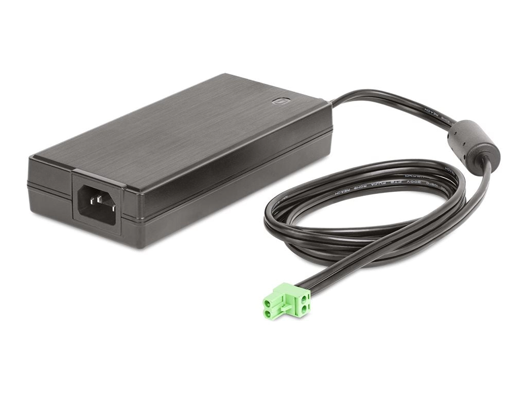 StarTech.com 160W Universal DC Power Adapter (24V/6.6A), 2-Wire Cord and 2/3-Pin Terminal Blocks, 100-240V AC/DC External Power 160W-POWER-ADAPTER