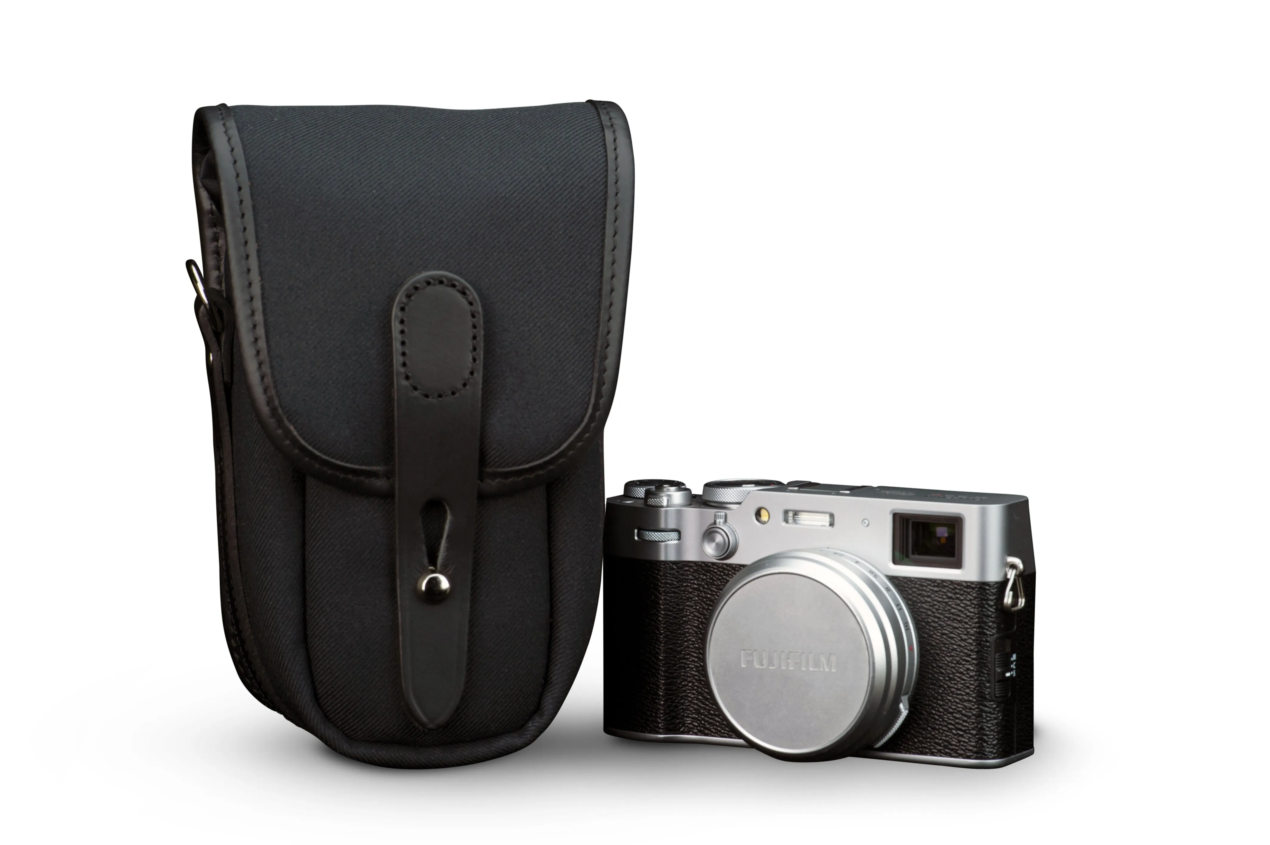 TEN–16 Camera Bag - Black FibreNyte / Black Leather