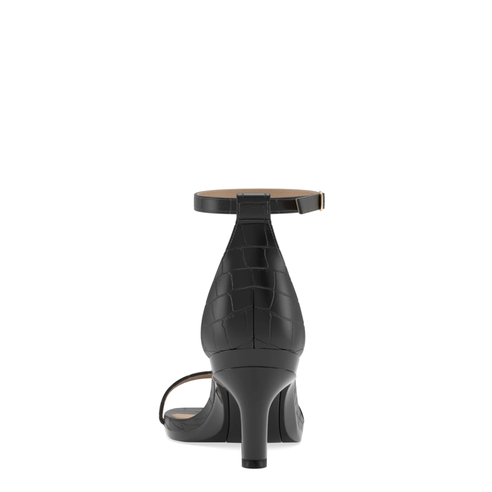 The Gigi - Coal Crocodile 3 Stiletto
