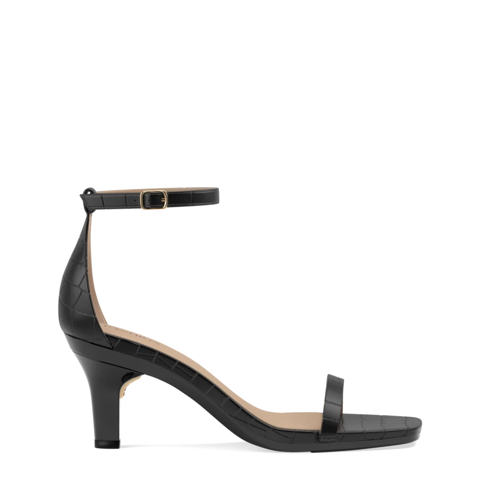 The Gigi - Coal Crocodile 3 Stiletto