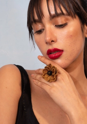 Triyama Floral Ring