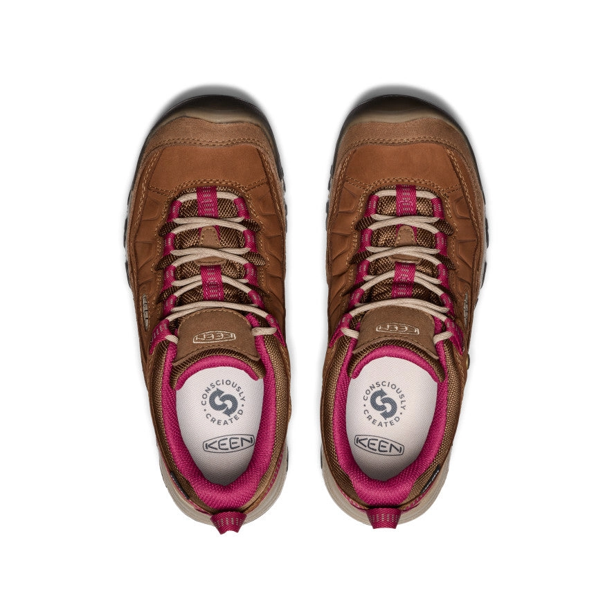 Women's Targhee IV Waterproof Hiking Shoe  |  Bison/Beaujolais